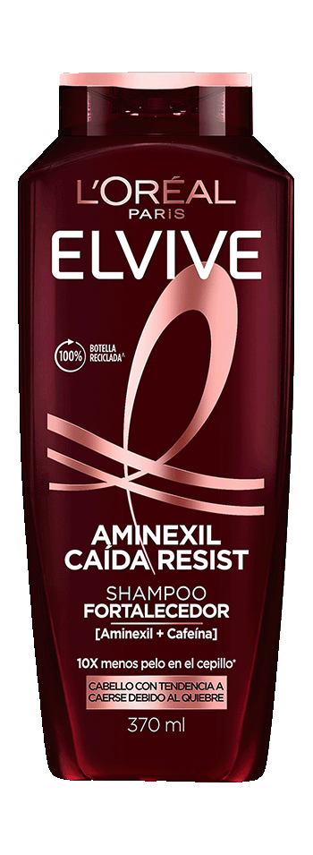 Shampoo Elvive Anticaída con Aminexil 370 ml para caída cabello y cabello débil L'Oréal Paris