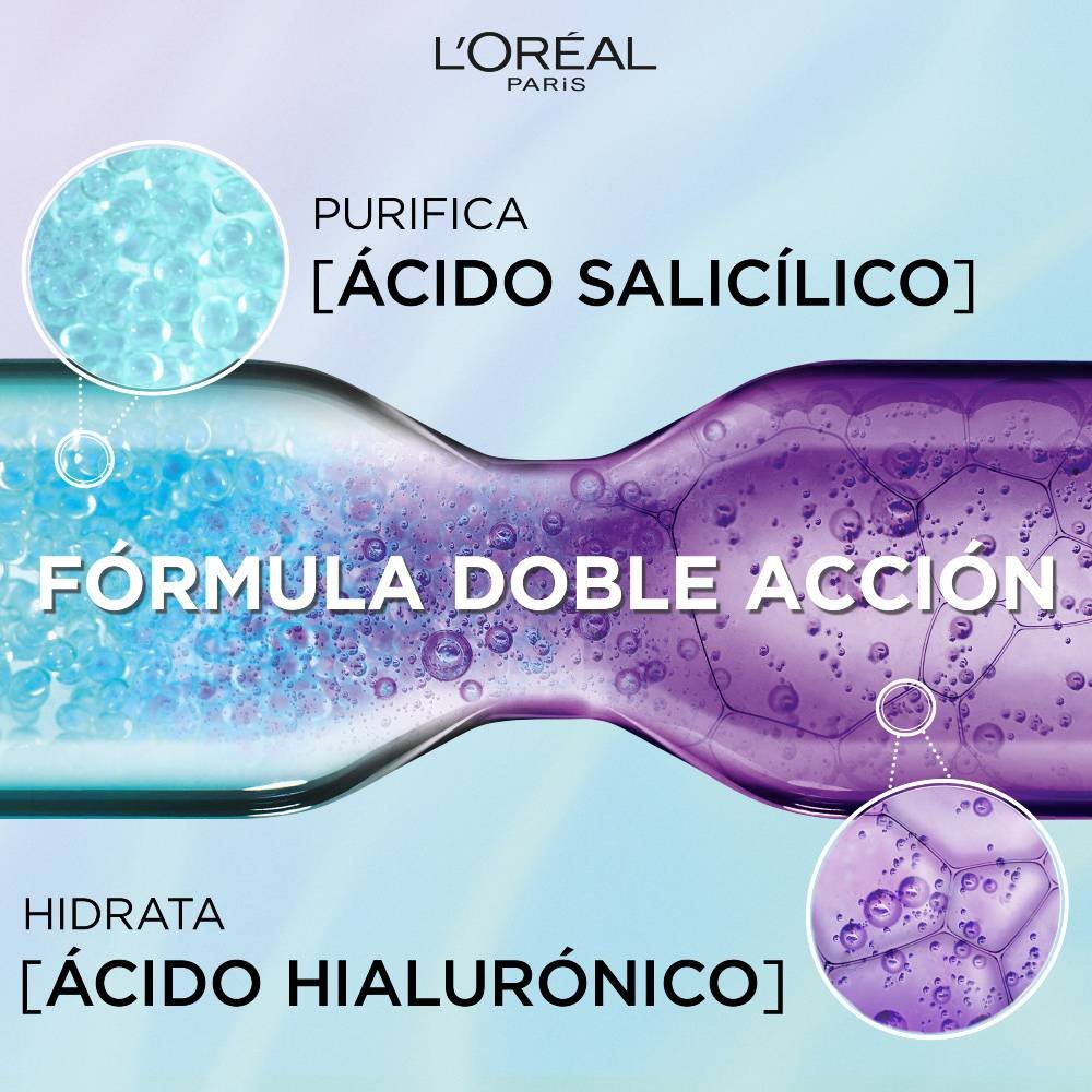 FORMULA CON ACIDO SALICILICO Y ACIDO HIALURONICO