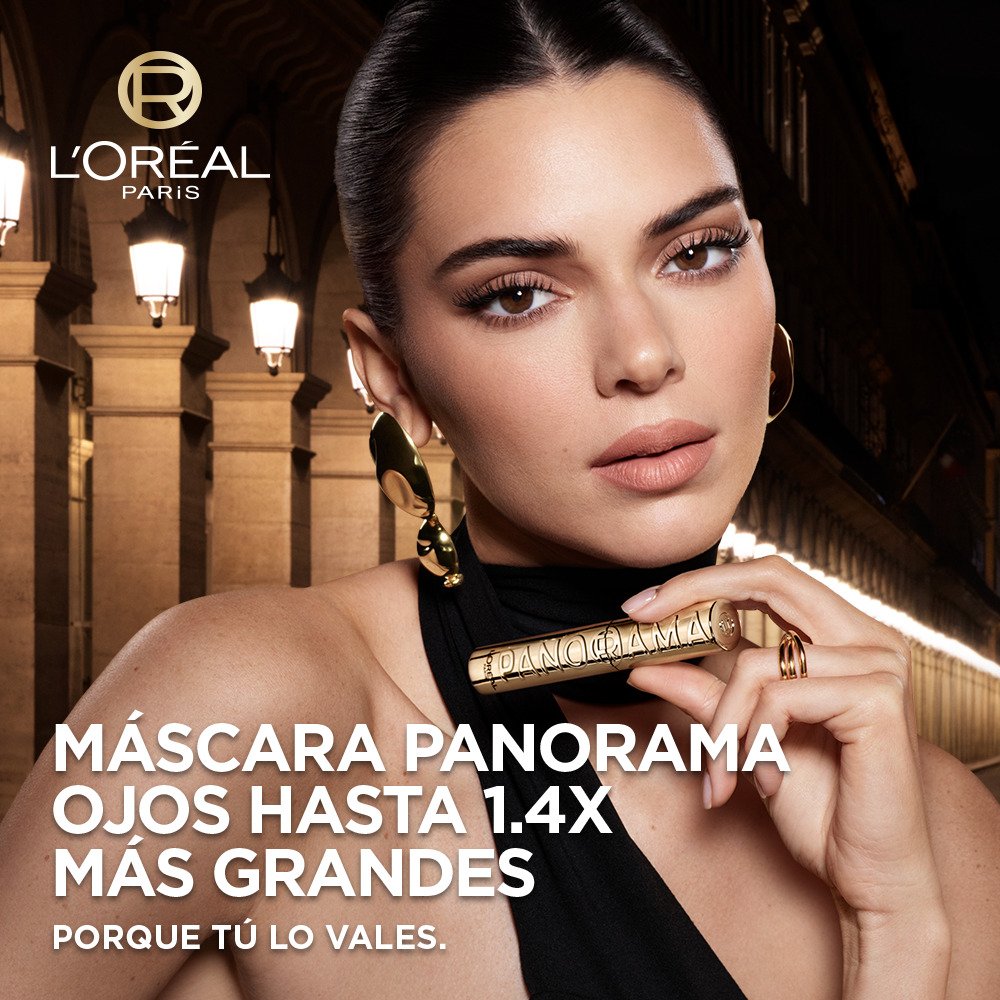 Kendall Jenner - Máscara panorama:  Ojos hasta 1.4 más grandes.