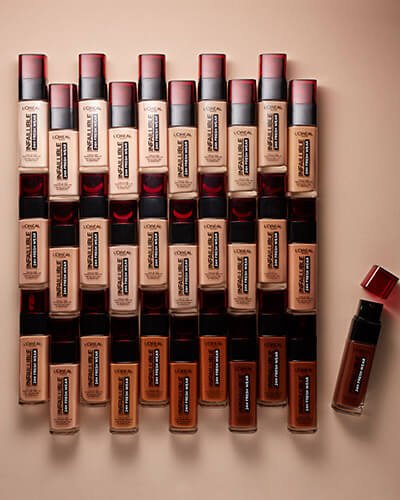 Imagen y detalle del producto de la base de maquillaje Infallible 24h Freshwear