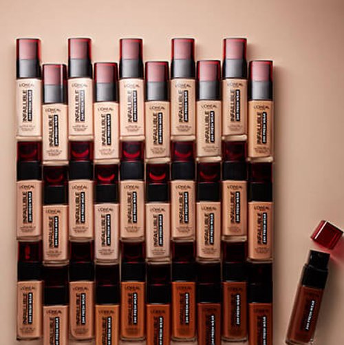 Imagen y detalle del producto de la base de maquillaje Infallible 24h Freshwear