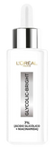Serum Glycolic Bright de L'Oréal Paris para el cuidado facial, en envase de frasco con gotero.