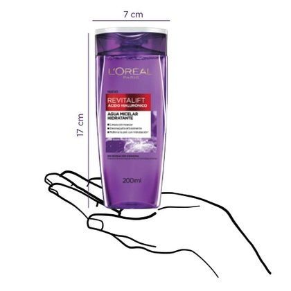 Agua Micelar Acido Hialuronico 200 Medida