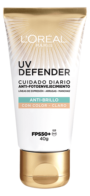 Crema Hidratante Anti Brillo Claro Uv Defender Packshot V3
