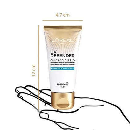 crema hidratacion intensa uv defender medidas